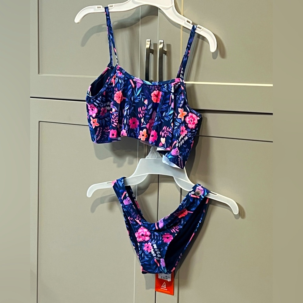 RIPZONE ®️ Navy Floral Bikini Set